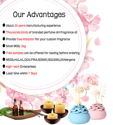 Hot Sales Candle Scented Oil Wholesale Brand Perfume Candle Fragrance for Home Bulk Candle Essential Oil for Candle Making