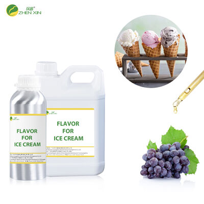 Grau alimentar Óleo perfumado puro concentrado de sabor a uva para bebidas e gelados